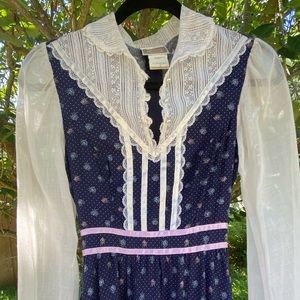 Vintage Gunne Sax Prairie Dress